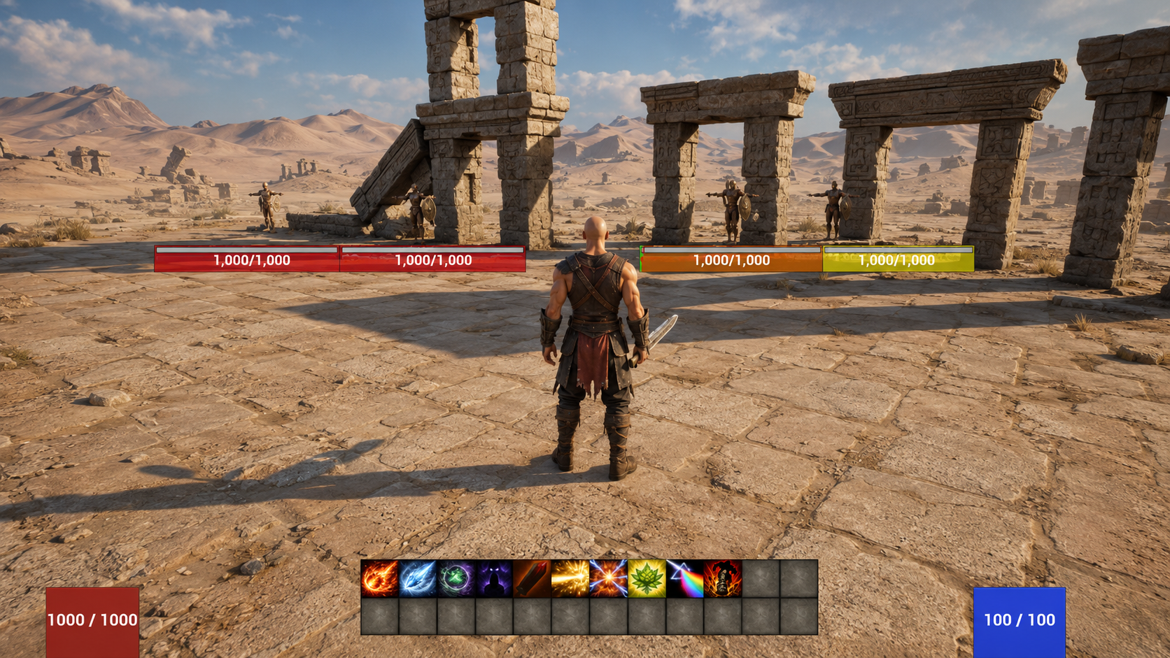 World Colosseum prototype visual direction