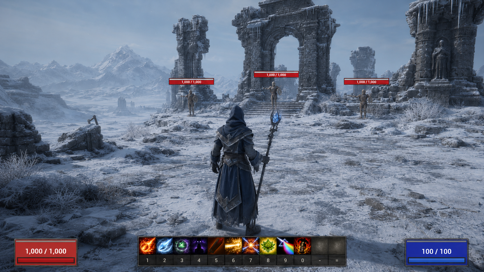 Mage spellcasting prototype direction